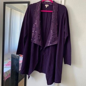 STYLE PORTFOLIO.  Long sweater   Size 1X